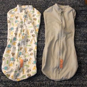 Newborn zipper swaddle